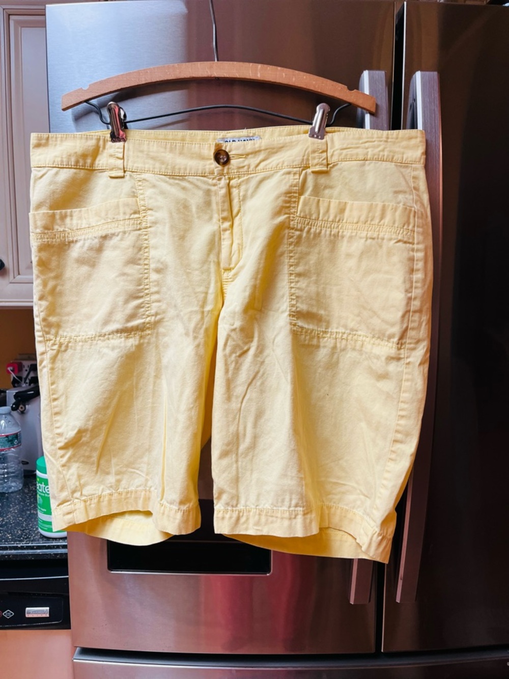 Old Navy Sunflower Yellow Cotton Bermuda Shorts